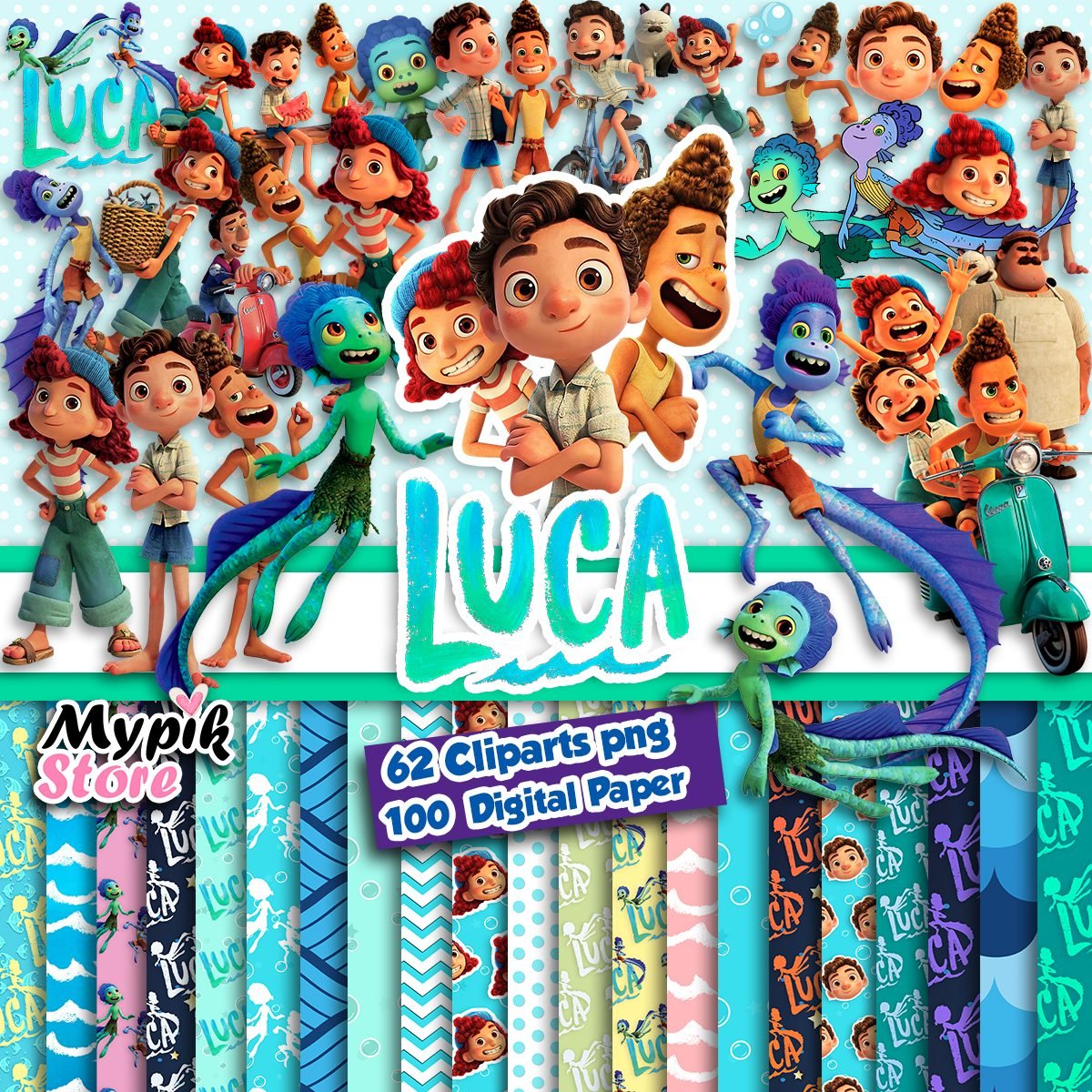 Luca - Disney PNG - Imagens PNG